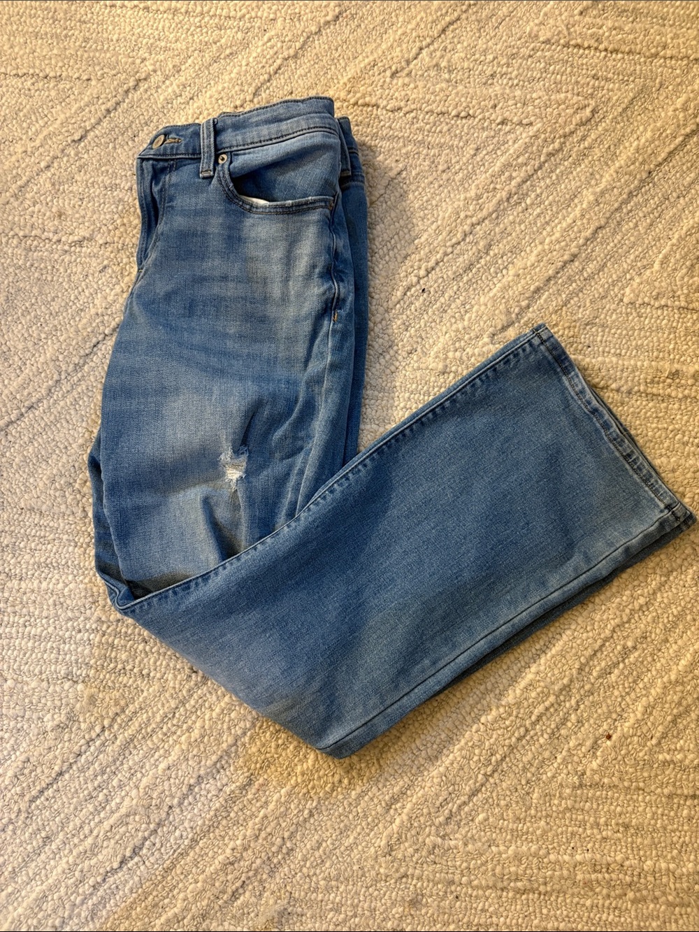 Lucky Brand Light Blue Straight-Leg Jeans